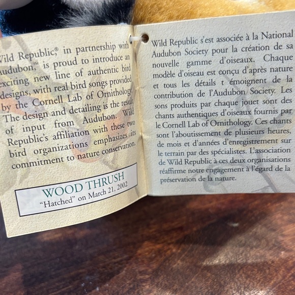 Beautiful Audubon "Wood Thrush" Vintage Stuff Bird 2002 - Picture 4 of 12